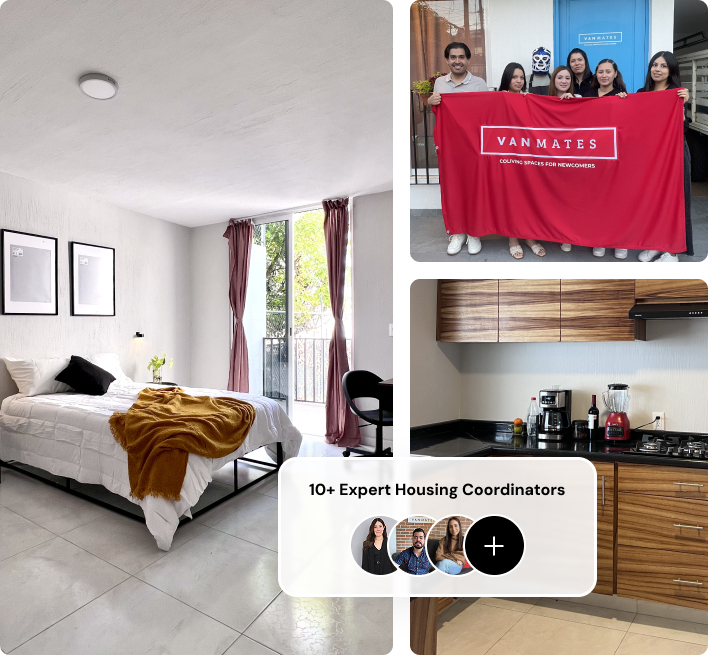 Comfortable and modern living spaces in Mexico offered by Vanmates